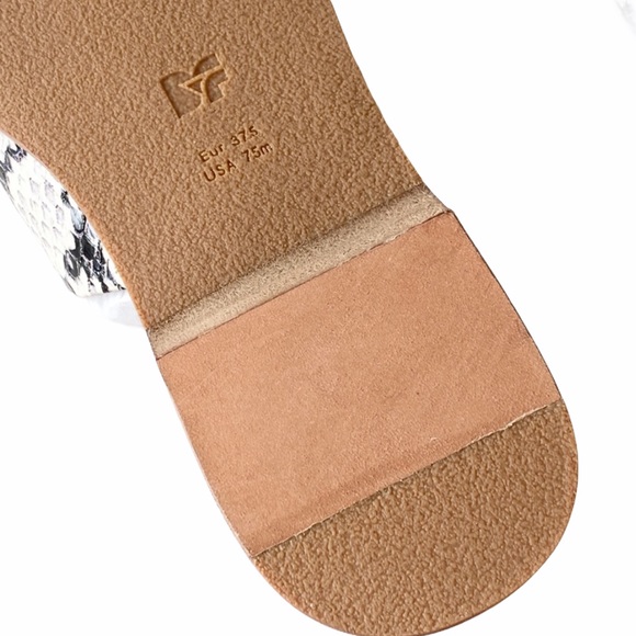 new DVF Diane Von Furstenberg ᪥ Brittany Watersnake Toe Ring Leather Sandals ᪥ - Picture 11 of 14